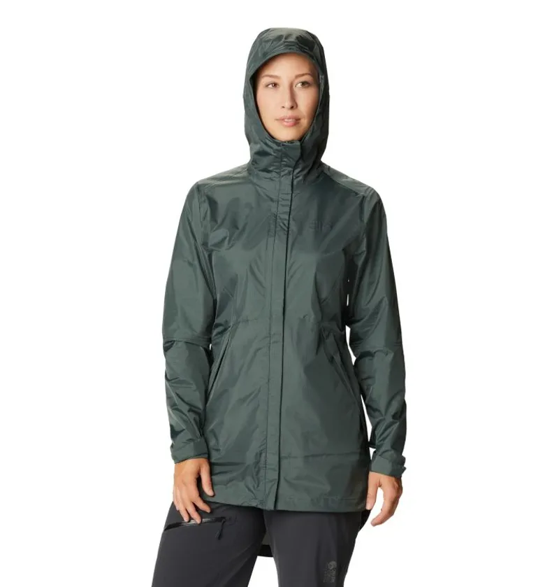 Mountain Hardwear Acadia Parka Womens in Black Spruce